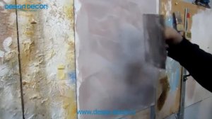 Нанесение венецианской штукатурки "Венеция" (Dessa Decor)