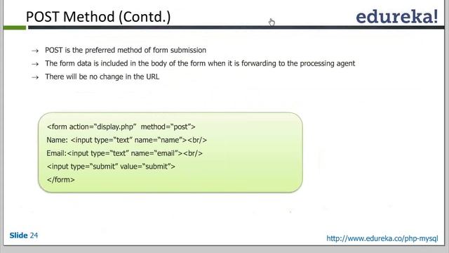 Intoduction to PHP Form | How to make Form in PHP | Edureka смотреть онлайн