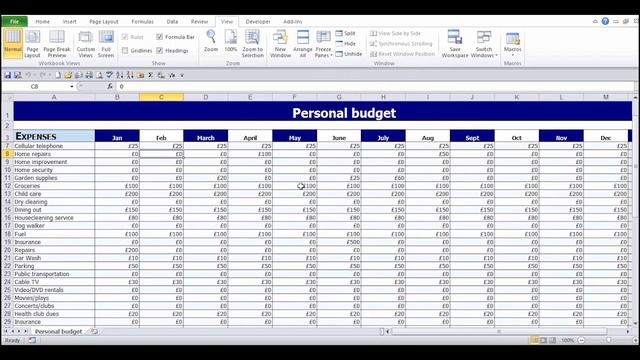 Freeze Panes in Excel смотреть онлайн