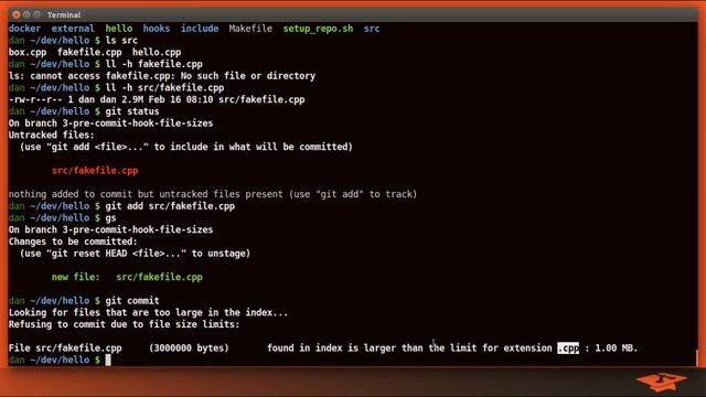 036 Prevent Repo Bloat with Pre-Commit Git Hook смотреть онлайн