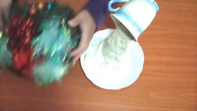 Парящая чашка новогодний декор своими руками / Diy floating tea cup * Christmas decoration * смотреть онлайн