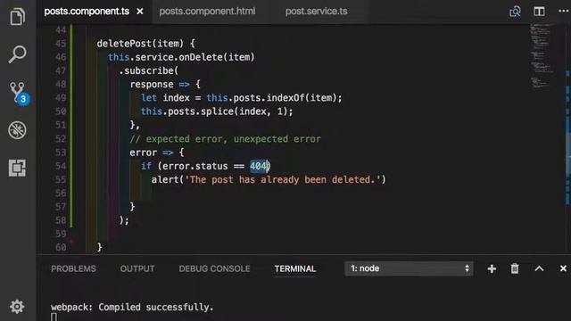 Angular 061 - expected error와 unexpected error смотреть онлайн