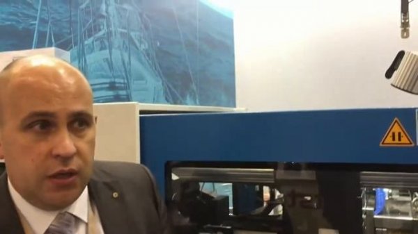 Константин Глазюков рассказывает о термопластавтомате YIZUMI-ALGORITM на выставке Интерпластика 201