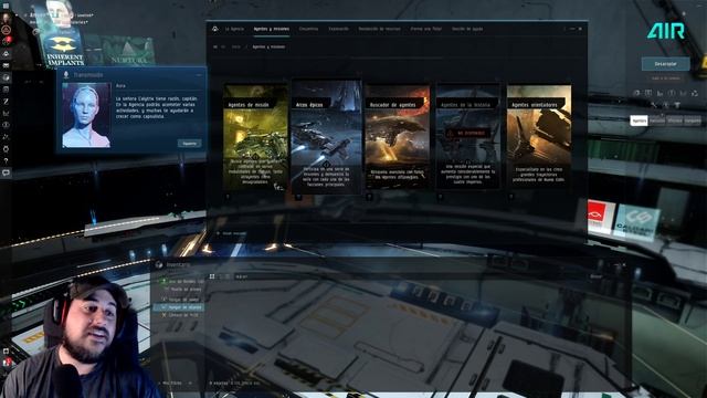 Como funciona la AGENCIA? Tercera Misión de Inicio | EVE online смотреть онлайн