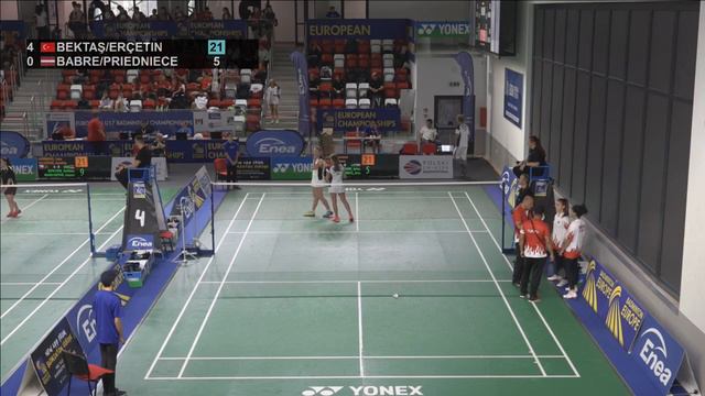 Turkey (Bektaş / Erçetin) Vs Latvia (Babre / Priedniece) - Group Stage - EU17C19