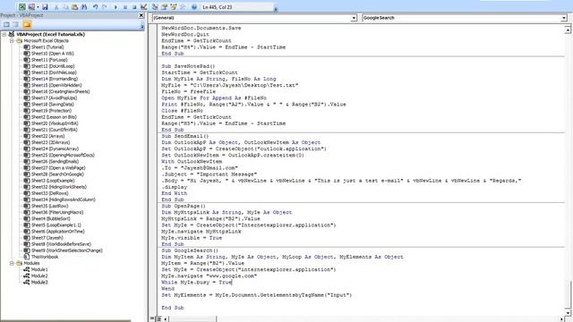 Excel VBA Tutorial 55 - How to Google Search Using Excel VBA смотреть онлайн