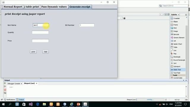 how create invoice using jasper report in java netbeans | create bill using jasper report смотреть онлайн