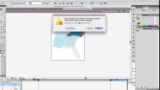 How to Create an Interactive Flash Map using Adobe Illustrator and Flash Catalyst смотреть онлайн