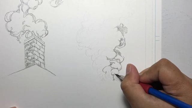 HOW TO DRAW SMOKE for Comic book art смотреть онлайн