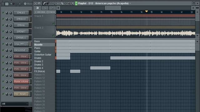 D12 - American Psycho (remake Instrumental FL STUDIO)