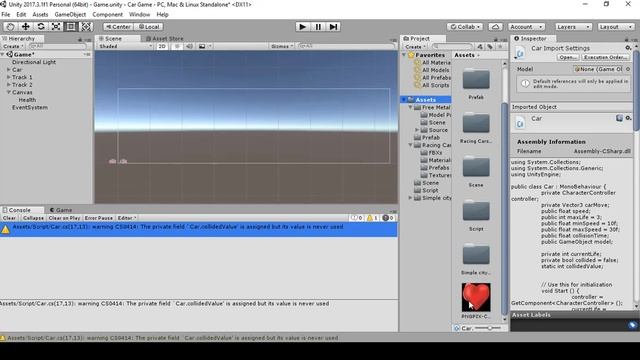 Unity 3D Tutorial | Endless Car Game Part 6 смотреть онлайн