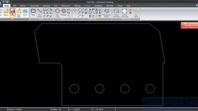 PDF to DXF Converter. Quoting parts from PDF files. смотреть онлайн