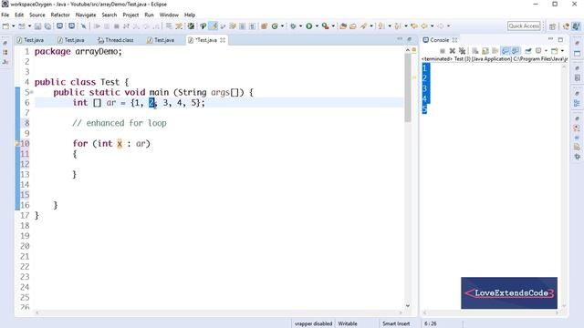 Java Enhanced For Loop - Example with 1D Array (Bangla | বাংলা) смотреть онлайн