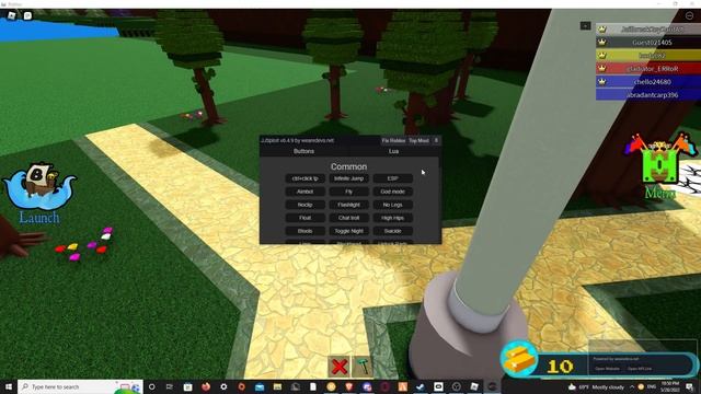 How to use JJSploit to inject scripts! смотреть онлайн