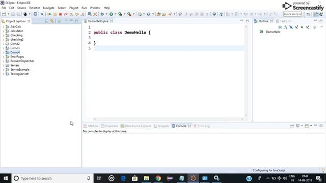 Servlet Creation In Eclipse Photon Ide Part1(Java EE) смотреть онлайн