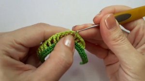 Завиток для ирландского кружева крючком.