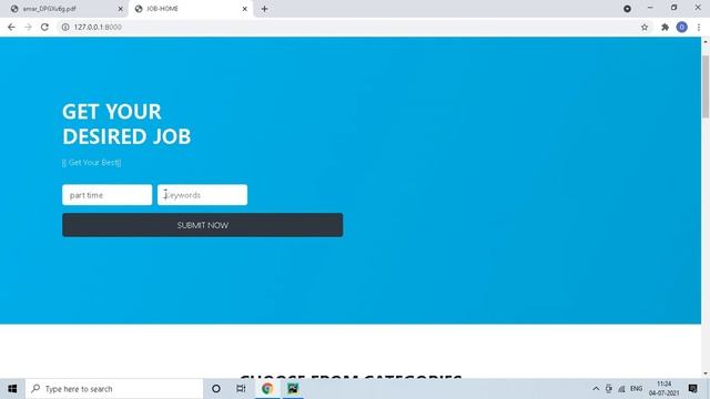Python Django Website || Job portal Website with Live Chat App|| смотреть онлайн