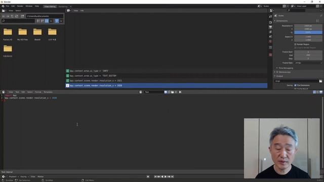 How to build the python script that sets the rendering parameters. смотреть онлайн
