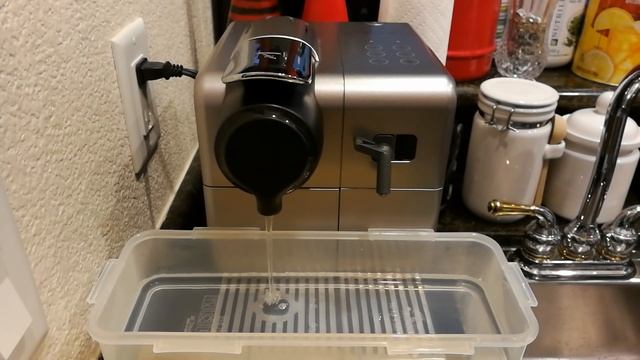 (PART1) How to use "Citric Acid" clean Nespresso De'Longhi EN550 Espresso Maker. смотреть онлайн