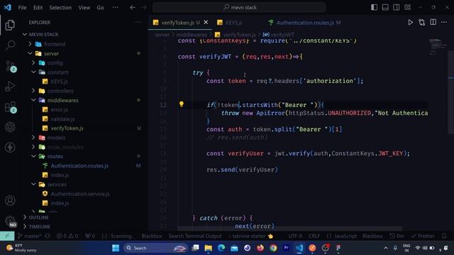 #7 Middleware and Environment Variable MEVN STACK | #vue js Project | #frontend #webdevelopment смотреть онлайн