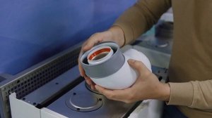 Подключение коаксиального дымохода 60/100 к котлу фирмы Thermona. Инструкция по сборке дымохода.