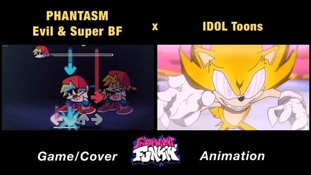 PHANTASM Sonic.EXE vs Evil / Super BF vs Fleetway Super Sonic | GAME x FNF Animation смотреть онлайн