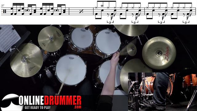 Tom Groove - Should I Stay or Should I Go - Drum Lesson смотреть онлайн