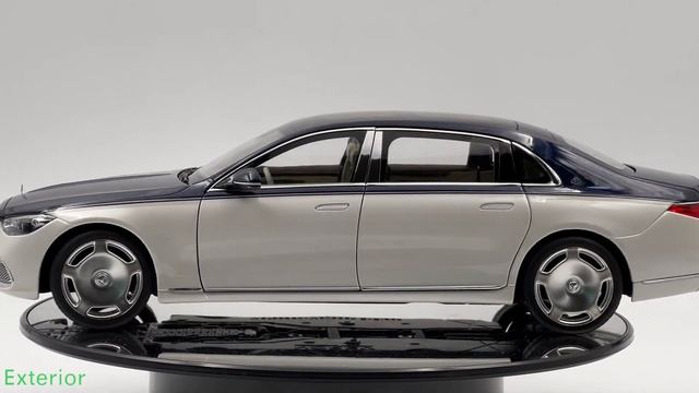 [4K] Norev 1/18 Mercedes-Maybach S680 White/blue смотреть онлайн