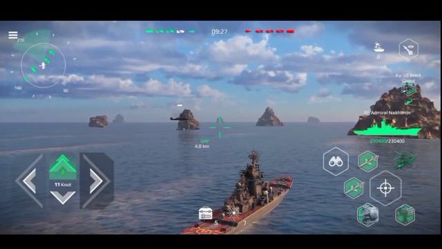 Admiral Nakhimov Gameplay Modern Warship Sea battle online (beta test) смотреть онлайн