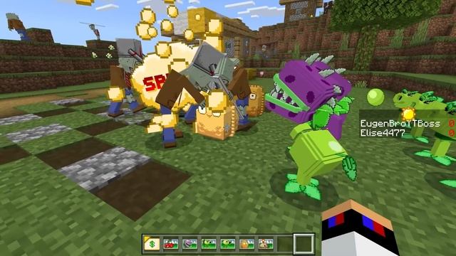 РАСТЕНИЯ НУБА ПРОТИВ ЗОМБИ ПРО в МАЙНКРАФТ ! ДЕВУШКА НУБ И ПРО ВИДЕО ТРОЛЛИНГ ЕВГЕНБРО MINECRAFT смотреть онлайн