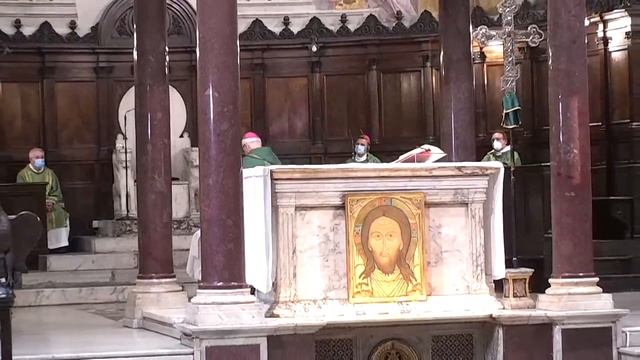 24 ottobre. Liturgia eucaristica da Santa Maria in Trastevere. 50 anni di sacerdozio di mons. Pagli смотреть онлайн