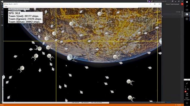 Fully OpenCL accelerated space battle. (rts rpg game) смотреть онлайн