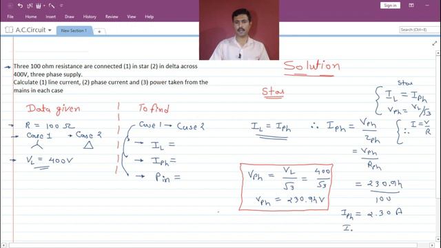 Examples of poly phase circuit: Part 3 | A C Circuit | Mruduraj смотреть онлайн