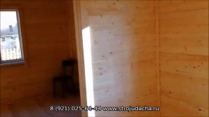 Каркасный дом 4 на 6 с мансардой и санузлом