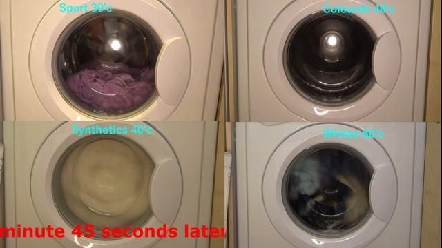 Wash Race - Indesit OnTime / All 7 Auto Wash Cycles