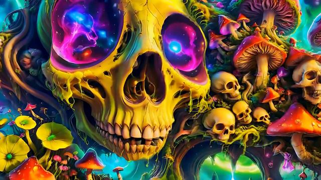 AI Manifest Kandy Kolored Psychedelic Possession [4K Visuals] [Ethereal Chill Beat]