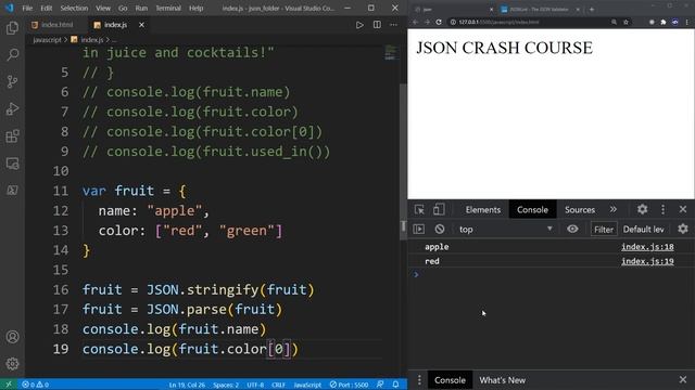 JSON Crash Course 2021 For Beginners смотреть онлайн