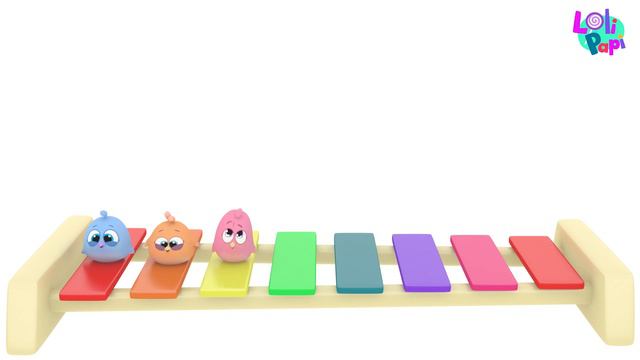 Giligilis – Playing Colorful Piano | Kids Songs | Cartoons & Baby Songs By Lolipapi | NEW #giligili