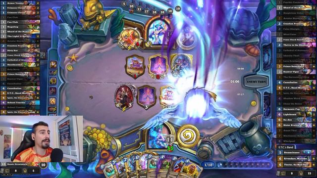 My Ultra Control Priest Deck Has Answer For Everything Opponent Plays At Titans Hearthstone смотреть онлайн