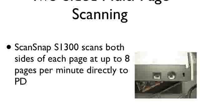 Fujitsu ScanSnap S1300 Instant PDF Sheet-Fed Mobile Scanner смотреть онлайн