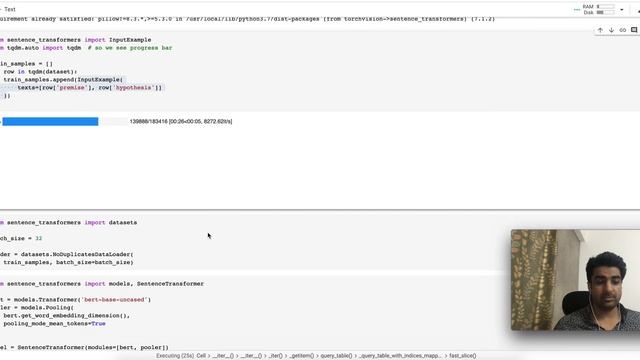 Fine-tuning sentence transformers model on our dataset смотреть онлайн