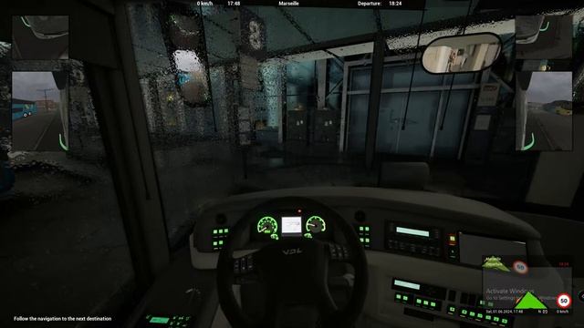 Fernbus Coach Simulator 2: Route 44 Journey to the south coast of France смотреть онлайн