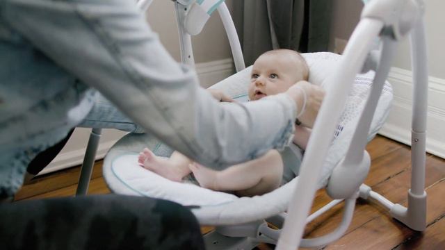 Ingenuity Power Adapt Portable Baby Swing смотреть онлайн