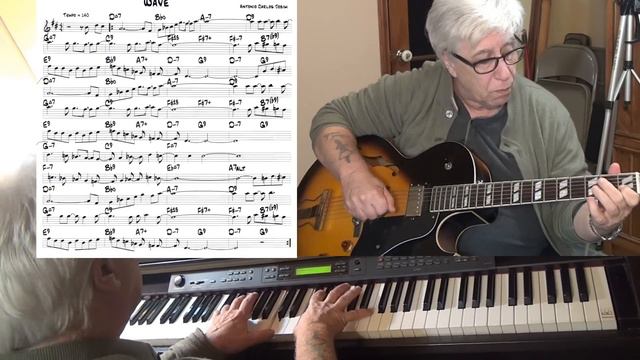 Wave - jazz guitar & piano cover ( Antonio Carlos Jobim ) Yvan Jacques смотреть онлайн
