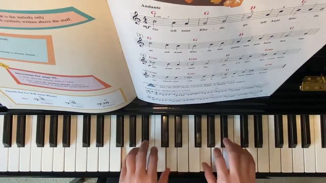“Go Tell Aunt Rhody” piano adventure lesson book 2 A смотреть онлайн