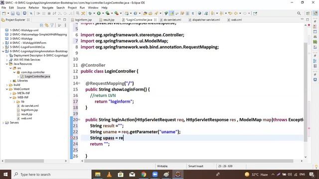 Login Application using Spring MVC Annotation Wtih Bootstraup || Session 13 || by Mr.SVK смотреть онлайн