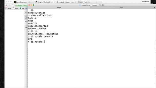 MongoDb Tutorial 8 : How to you findOne() in mongoDb смотреть онлайн