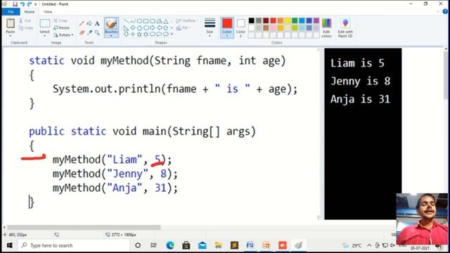 Java Parameters and Returning A Value from Method смотреть онлайн