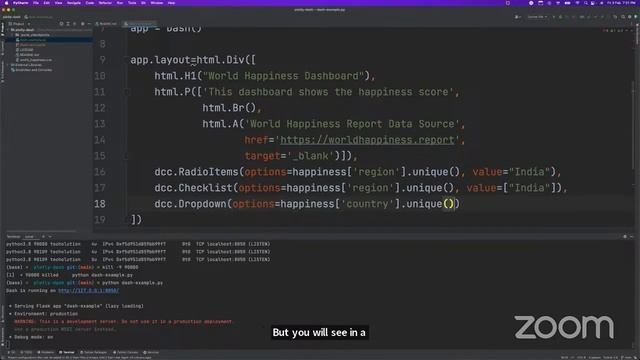 Building Python Dashboard using Plotly Dash | DataHour by Madhusudhan Anand смотреть онлайн