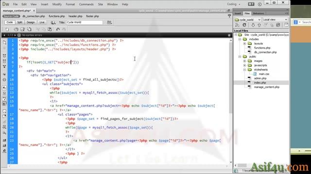 CMS Site using php and mysql Bangla 10 Select page from dynamic link смотреть онлайн